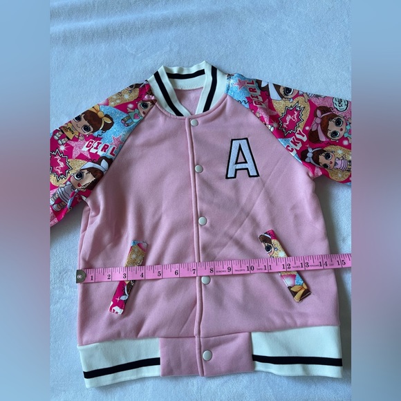 Little girls graphic bomber jacket - Picture 6 of 10